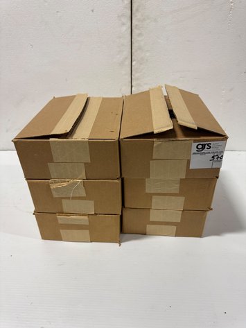 Image for 6 Boxes of Amber Glass Round Bottles