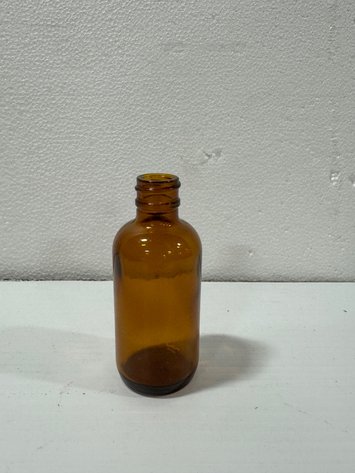 Image for Gerresheimer 2 oz Amber Glass Boston Round Bottles Case of 288