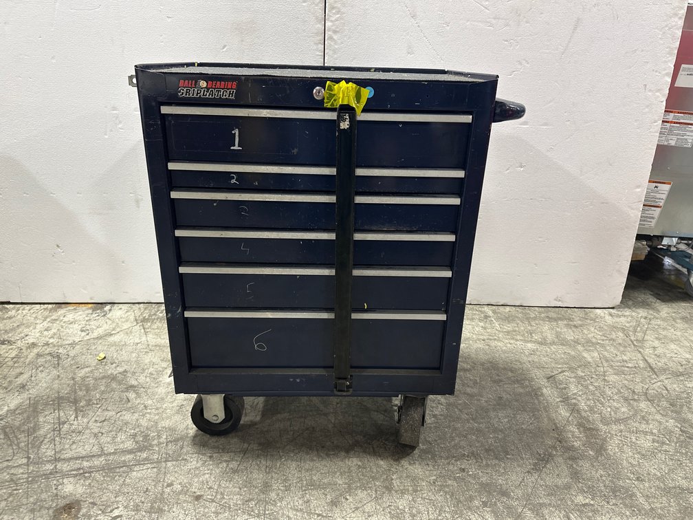 6-Drawer Ball Bearing Griplatch Rolling Tool Cabinet