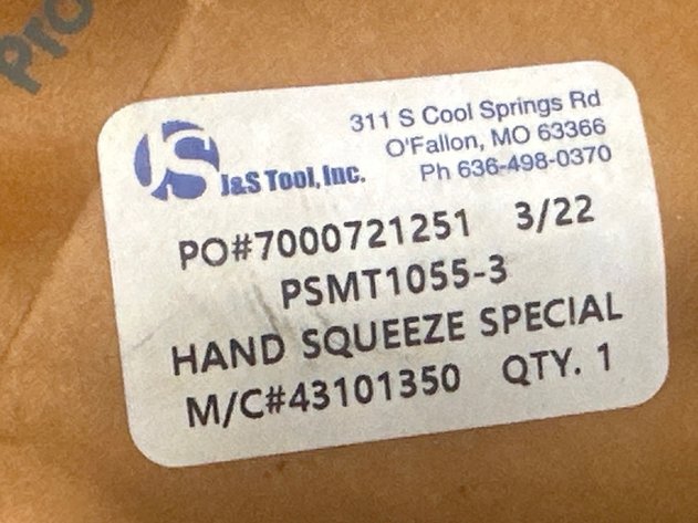 Image for TATCO PSMT1055-3 Hand Squeezer Special Tools