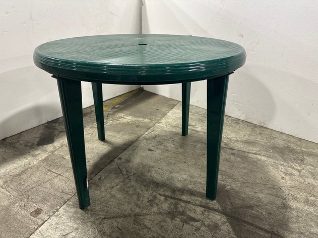 Image for 5-Piece Green Plastic Resin Patio Set
