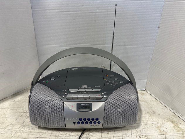 Image for 2 Sony CD Radio Cassette Boomboxes