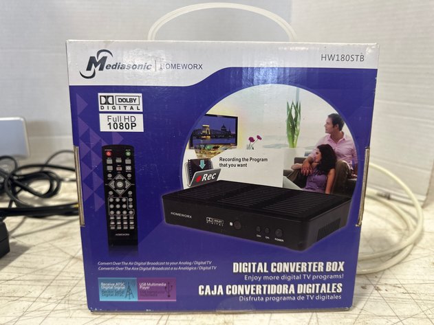 Image for Mediasonic & RCA Digital Converter Boxes and Indoor Antennas