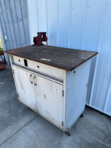 Image for Craftsman Rolling Workbench Cabinet with Vise