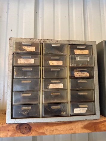 Image for 3 Multi-Drawer Small Parts Organizer Cabinets