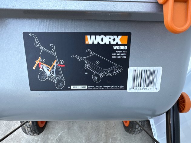 Image for WORX WG050 Aerocart Multi-Function Wheelbarrow