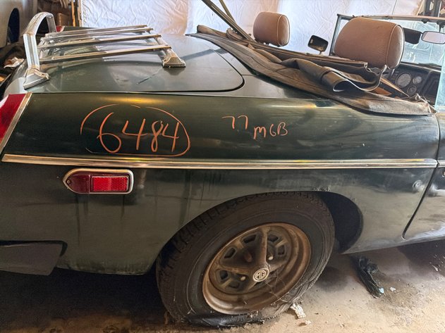 Image for 1977 MG MGB Roadster Convertible - No Title For Parts Only, Bill of Sale Only
