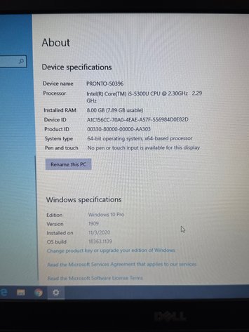 Image for Dell Latitude E5450 Laptop Core i5-5300U 8GB RAM