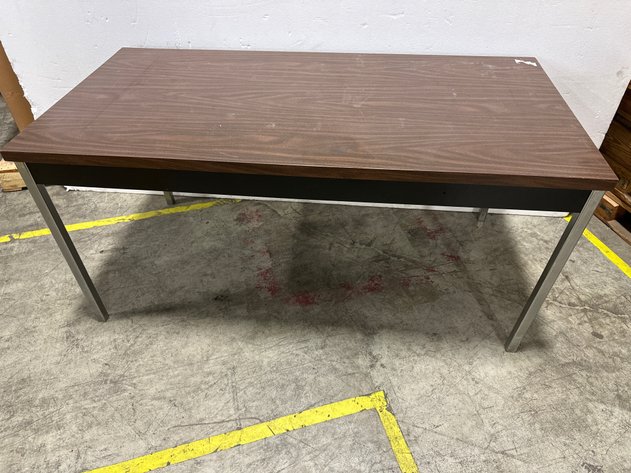 Image for Wood-Grain Laminate Utility Table