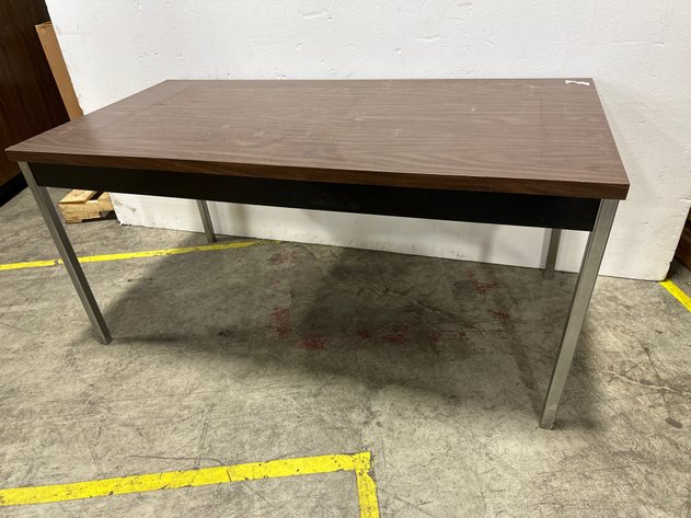 Image for Wood-Grain Laminate Utility Table