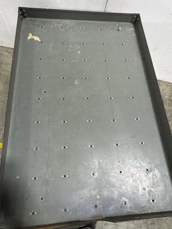 Image for Gray 2-Shelf Steel Rolling Utility Cart