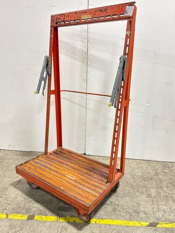 Image for Vince Basnik Co. Steel Vertical Material Handling Cart