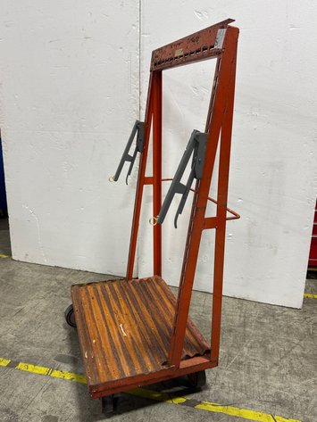 Image for Vince Basnik Co. Steel Vertical Material Handling Cart