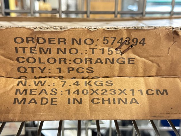 Image for Orange Tripod Traffic Sign Stand Model T155