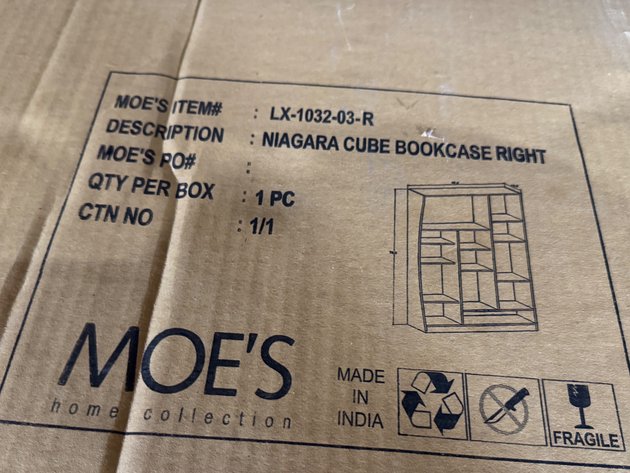 Image for Moes Home Collection Bookcase