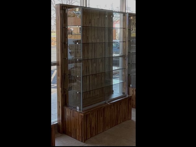 Image for Wood & Glass Show Case