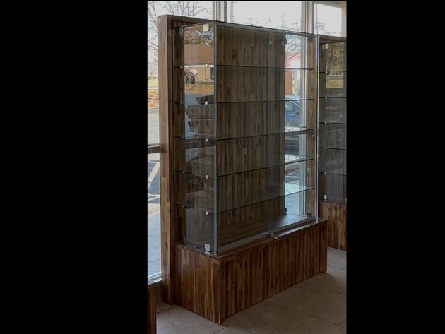 Image for Wood & Glass Show Case