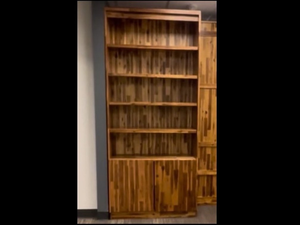 Image for New Wood Bookcases & Glass Display Showcases