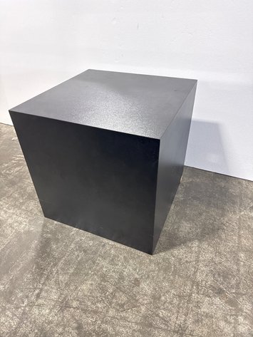 Image for Matte Black Cube Display Pedestal 23