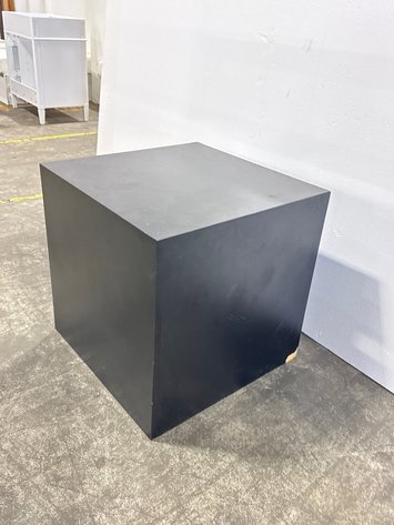 Image for Matte Black Cube Display Pedestal 23