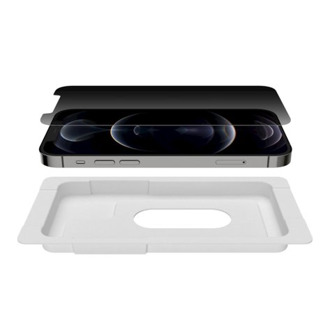 Image for 6 Belkin iPhone 12/12 Pro UltraPrivacy Screen Protector (10 Cases)