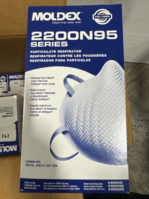 Moldex 2201N95 Small Particulate Respirators