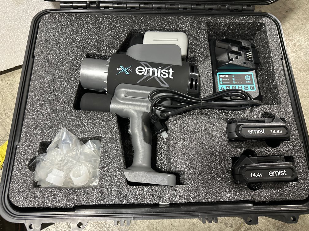 Emist EPIX 360 Handheld Electrostatic Disinfectant Sprayer Kit