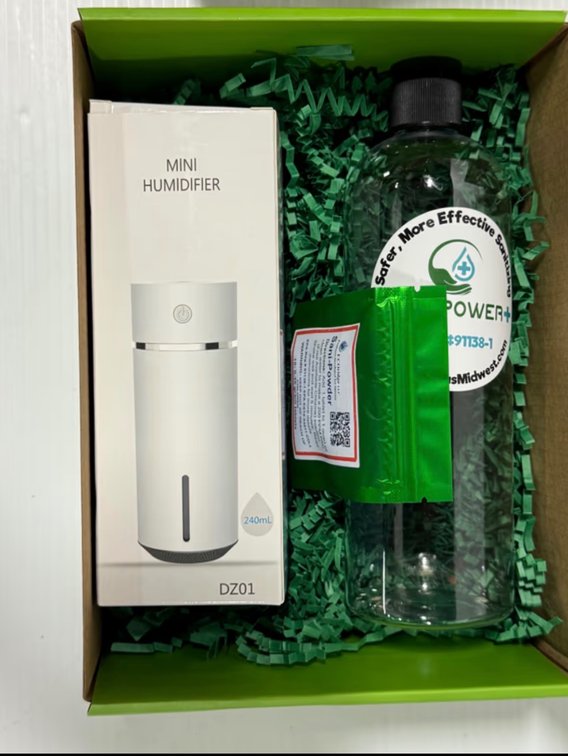 Sani Power+ Sanitizing Kit with 240mL Mini Humidifier DZ01 (5 Boxes)