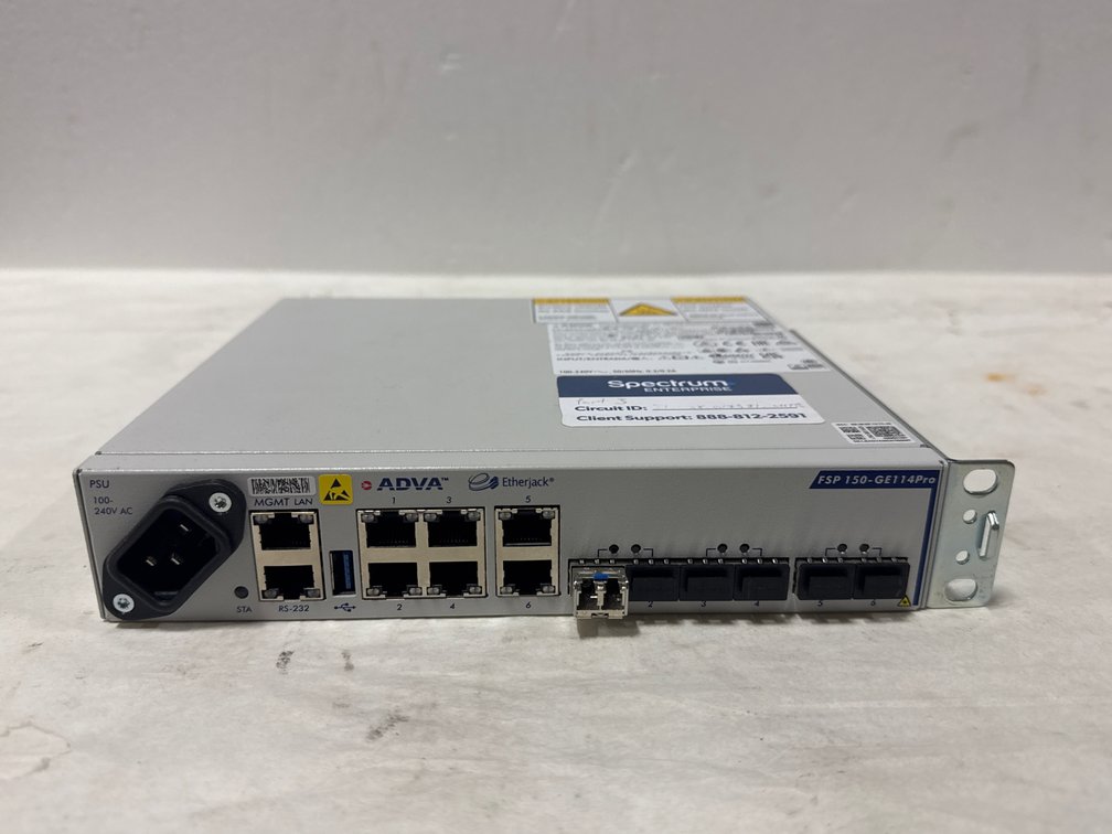 ADVA FSP 150-GE114Pro Etherjack Network Switch