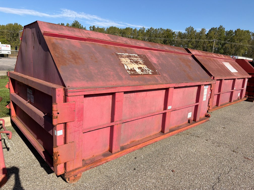 Galbreath Enclosed Steel Roll-Off Recycling Container