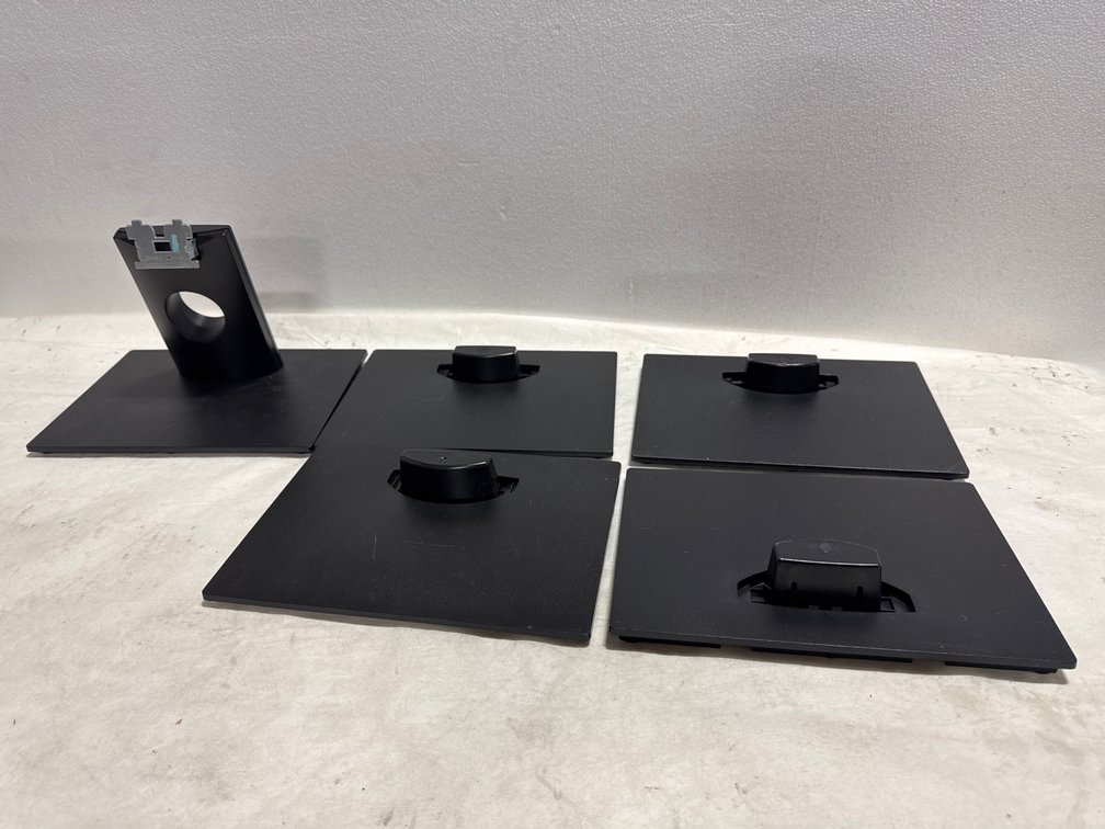 Computer Monitor Stand Bases with Upright Mounting Column