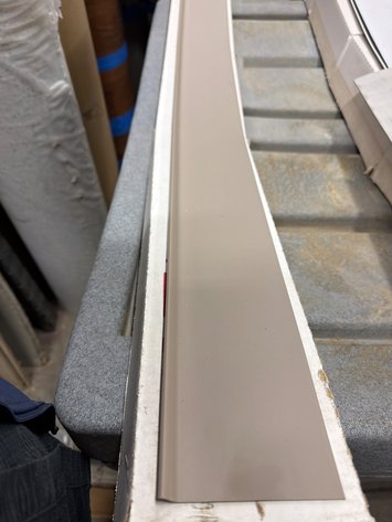 Image for Vinyl Cove Base Molding 4' Strips, Color FIG, 120 Total Linear Feet