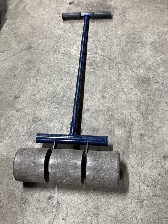 16" Three-Section Steel Flooring Roller