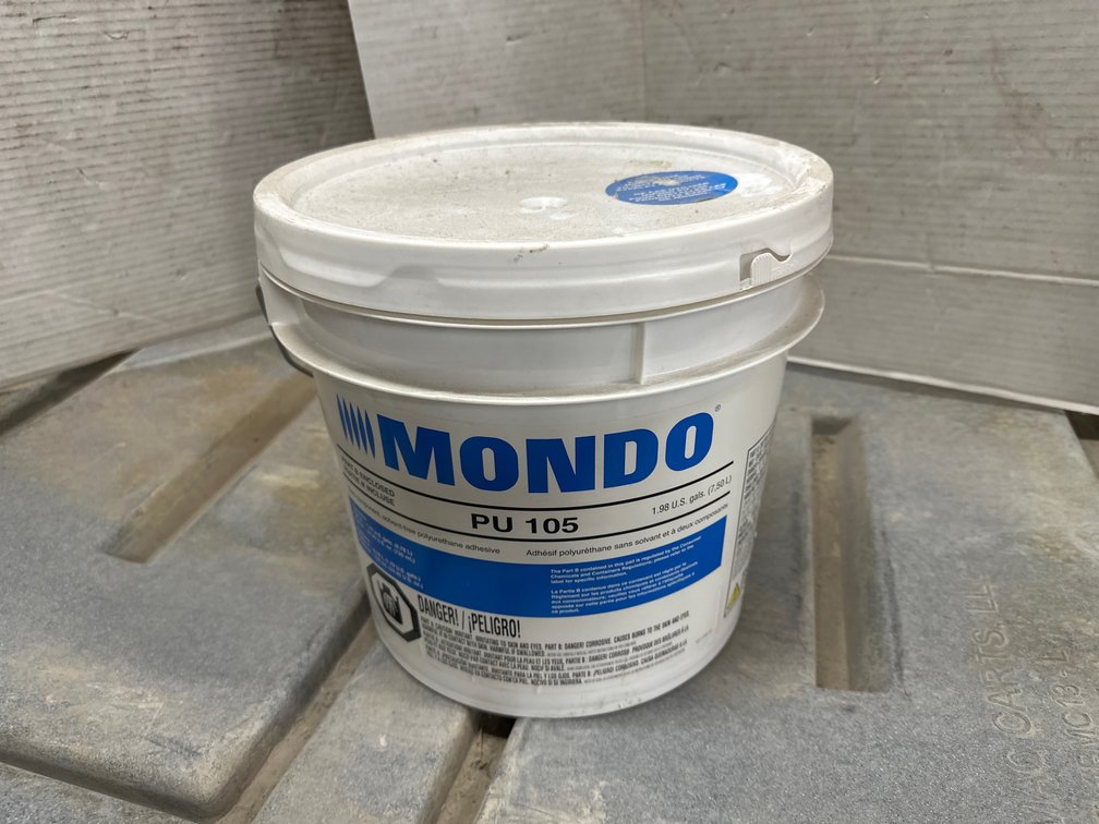 Mondo PU 105 Two-Component Polyurethane Adhesive Pail, 1.98 Gal.