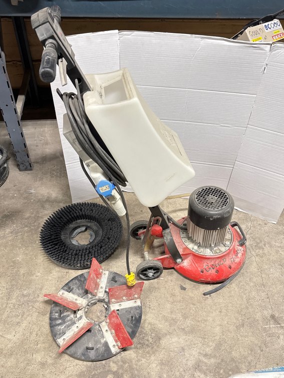 Rubi RUBILIM-40-NDS Rotary Floor Machine with Disc Attachments