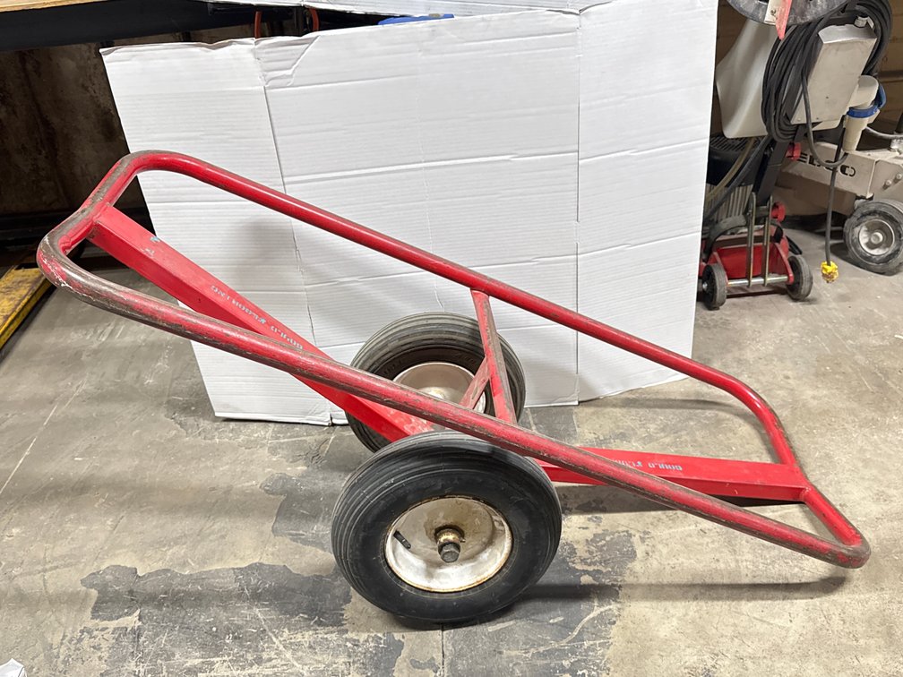 Tubular Steel Two-Wheel Drywall Panel Cart - 58" x 24"