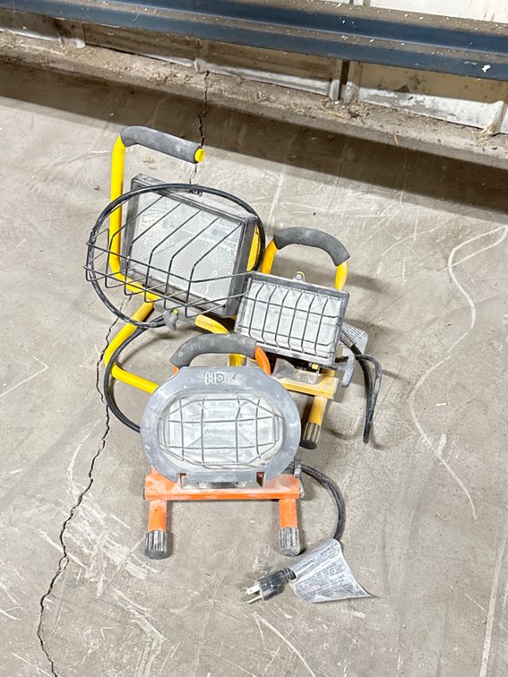 HDX Portable Halogen Work Lights