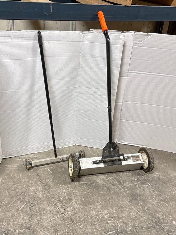 (2) Rolling Magnetic Floor Sweepers