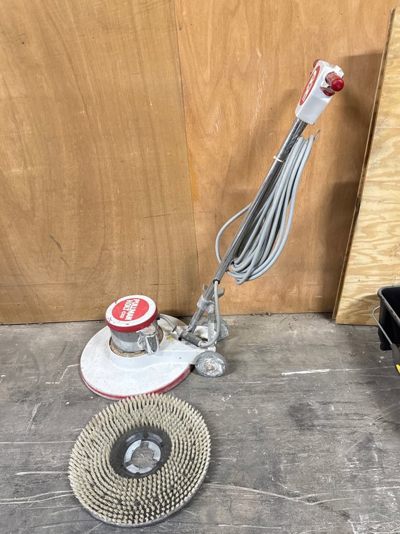 Pullman-Holt 1 HP Commercial Floor Buffer with Brush Attachment