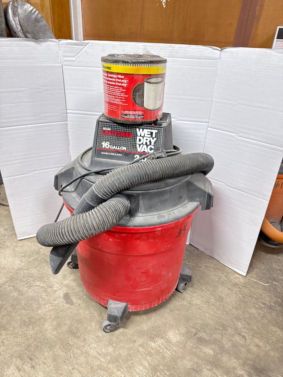 Sears Craftsman 16 Gallon Wet/Dry Vacuum with Hose and Cartridge Filter