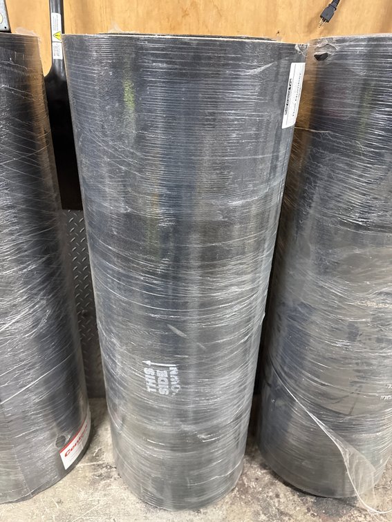 Centaur Floor Systems 48" Black Rubber Flooring Rolls