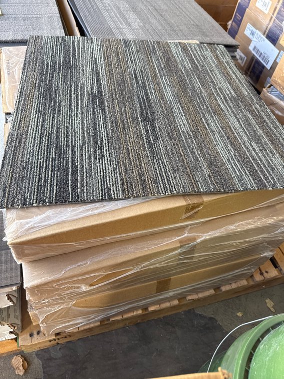 Kasuri Tile 5T046 Modular Carpet Tiles, Tarnish 92505 (5 Boxes)
