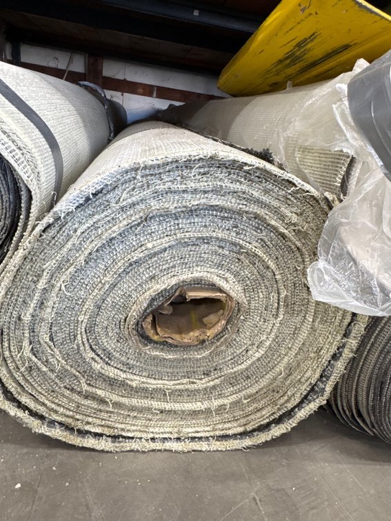 Commercial Loop Pile Carpet Roll, Charcoal Flecked