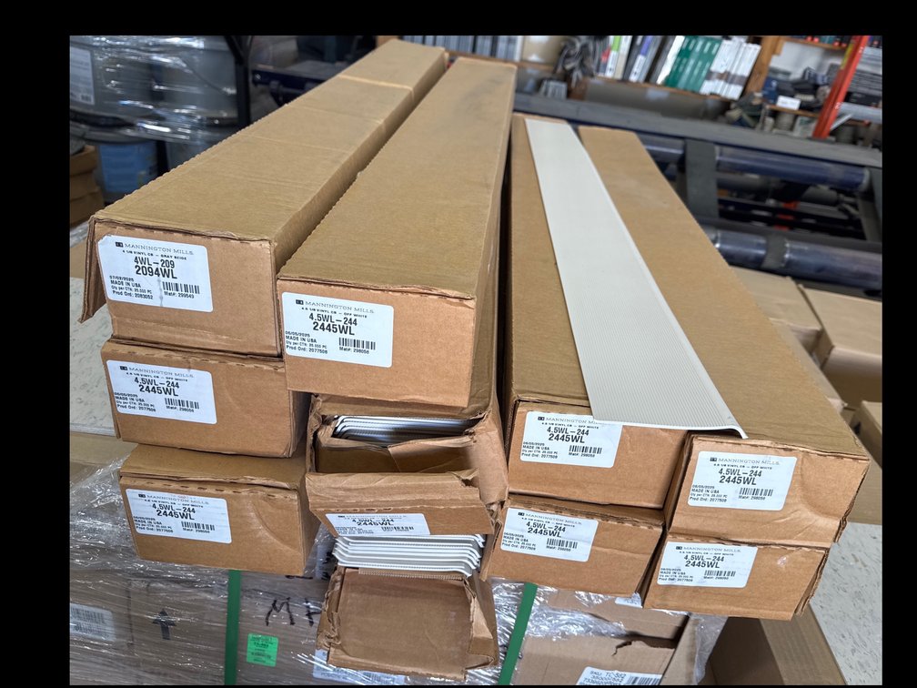 Mannington Mills Vinyl Cove Base Molding - 10 Cartons