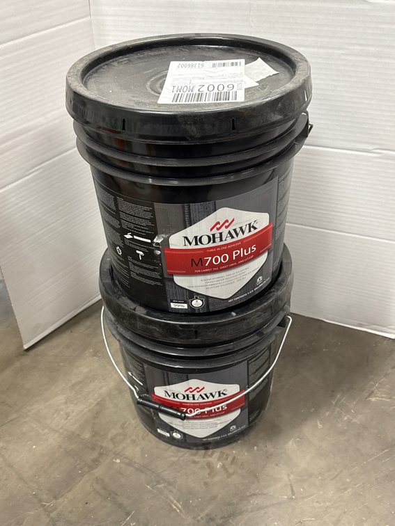 Mohawk M700 Plus Three-in-One Adhesive, 4 Gallons - 2 Pails