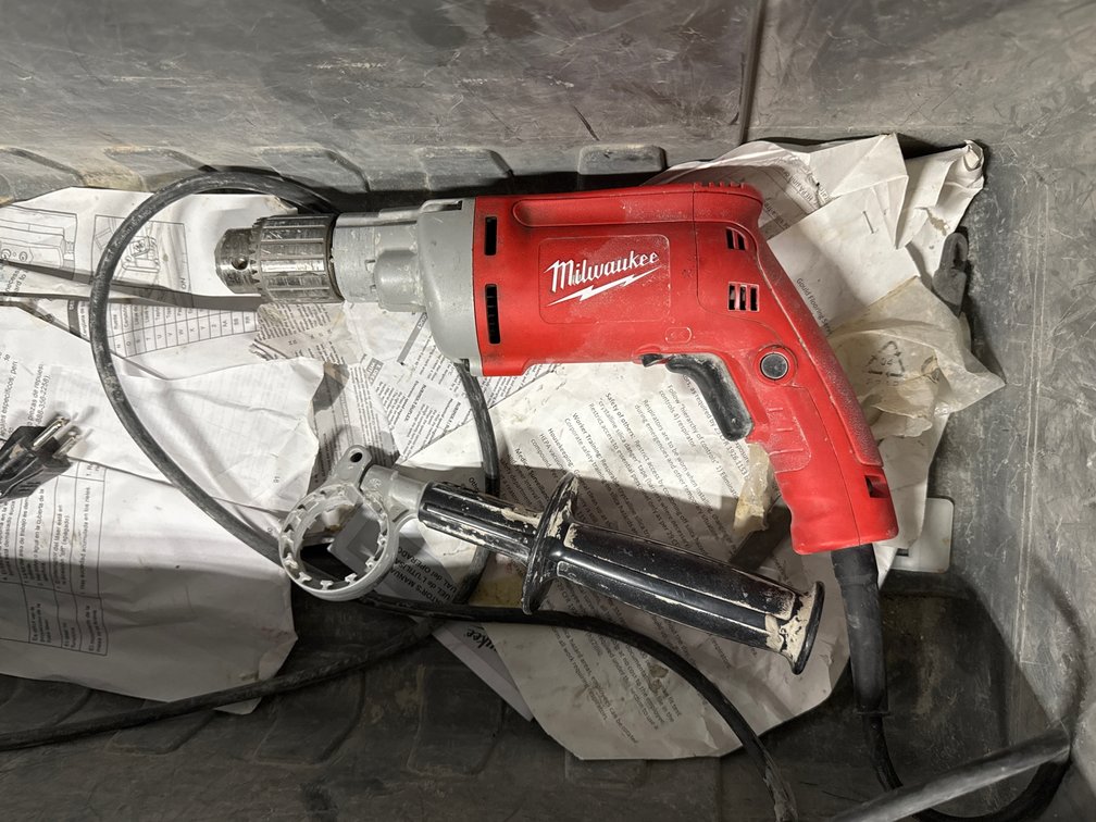 Milwaukee 0299-20 Magnum 1/2" Heavy-Duty Corded Drill with Side Handle