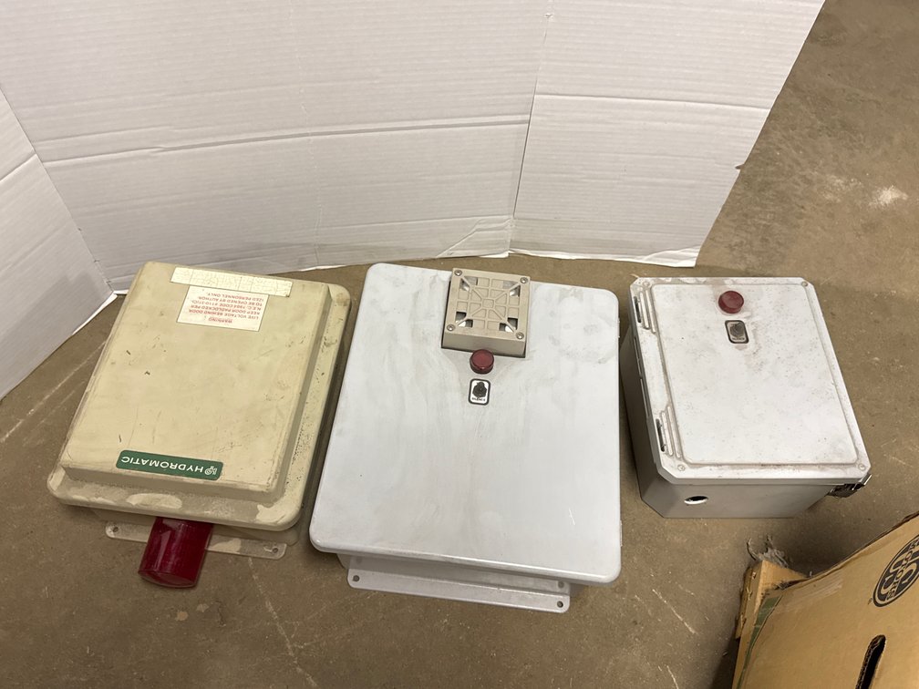 Electrical Pump Control Panel Enclosures (3 Units)