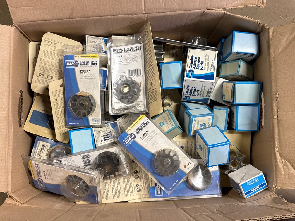 Jabsco Flexible Pump Impellers and Service Parts Lot