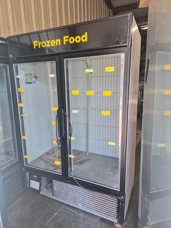 True 2 Glass Door Freezer