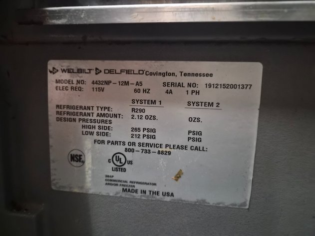 Image for Delfield Refrigerated Prep Table